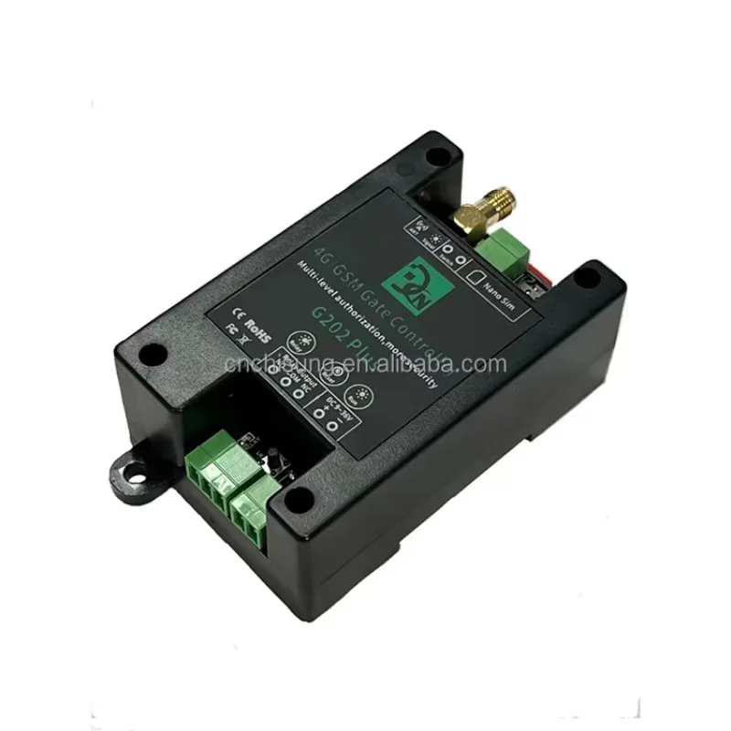 

Mobile Phone App Remotely Control SIM Card Authorized 999 Users G202plus Model GSM Dialer Relay Switch