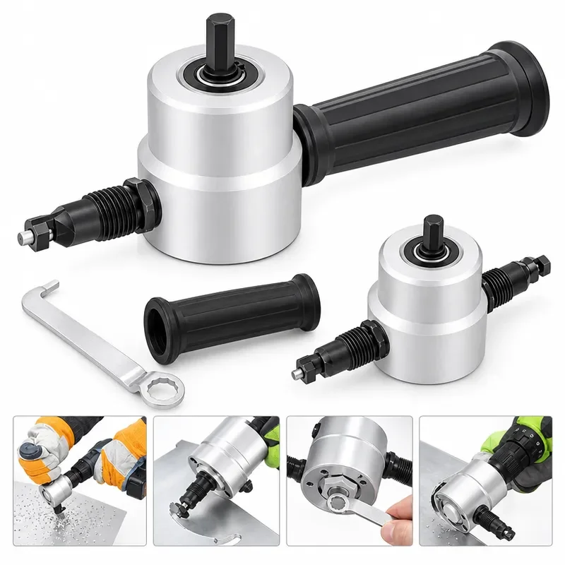 For 160A Metal Cutter Double Head Sheet Iron Cutting Saw Curve Opener Electric Scissors Hardware Tools