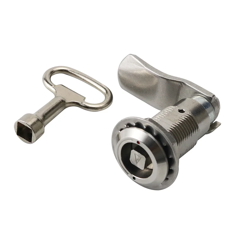 Lock with Expandable Tightening Corner for Industrial Equipment Cabinet Door Extended Stainless Steel Rotary Latch