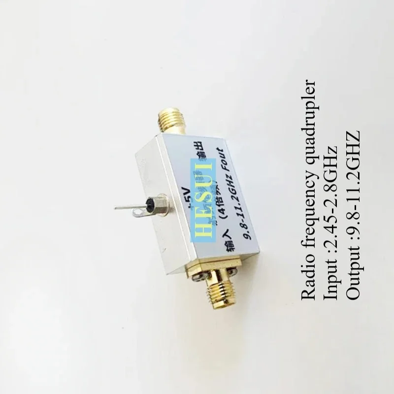S-band to X-band RFin:2.45Ghz-2.8GHz RFout:9.8GHz-11.2GHz multiplier Active RF frequency multiplier Frequency doubler Quadrupler