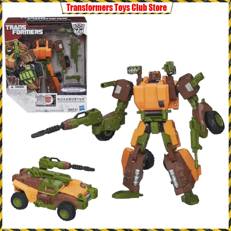 

In Stock Original Transformers IDW4.0 Generations Roadbuster Anime Figure Action Figures Model Toys Gift