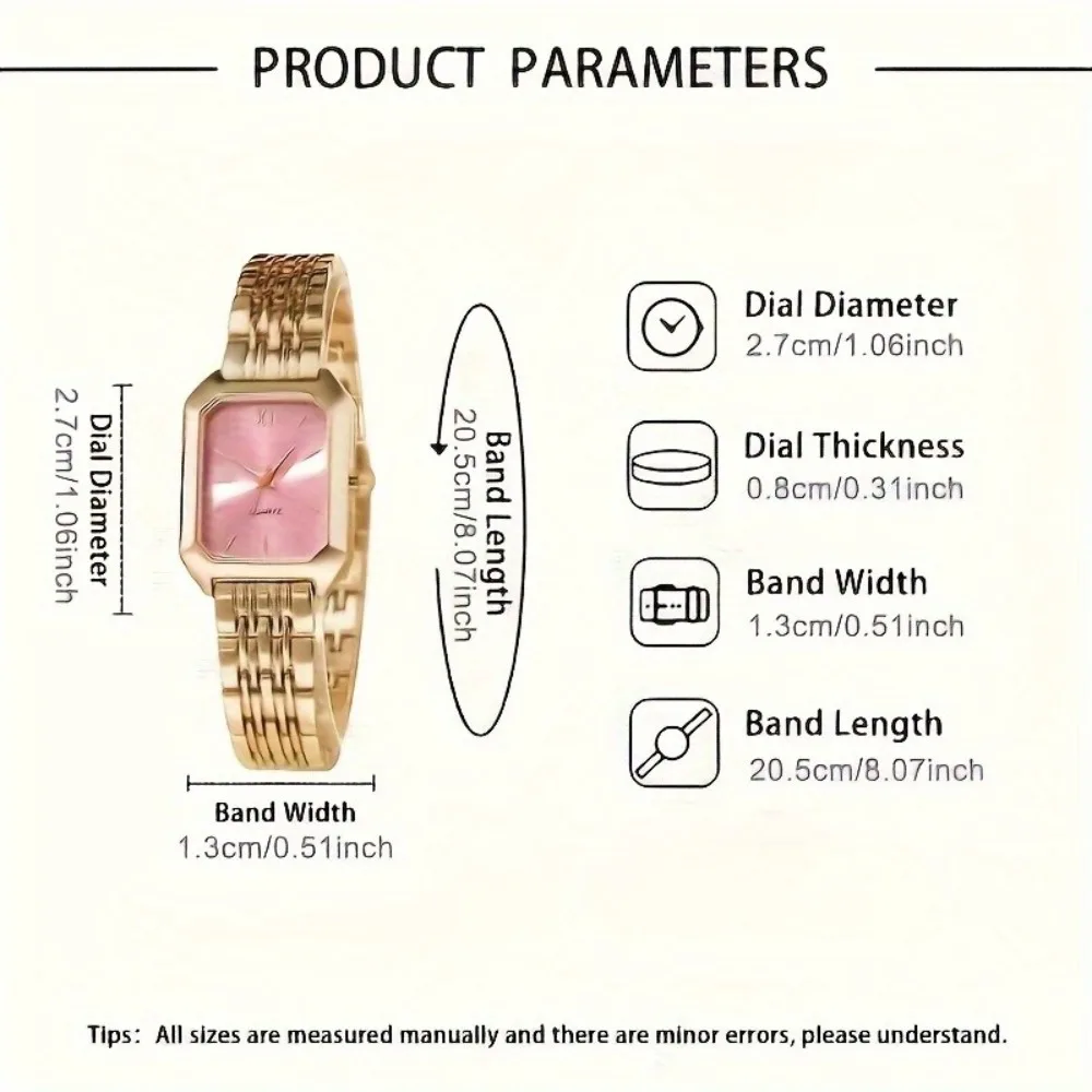 Elegant Ladies' Watch, Stainless Steel Strap, Quartz Movement, Luxury Watch | Casual Watch | Minimalism | Gift