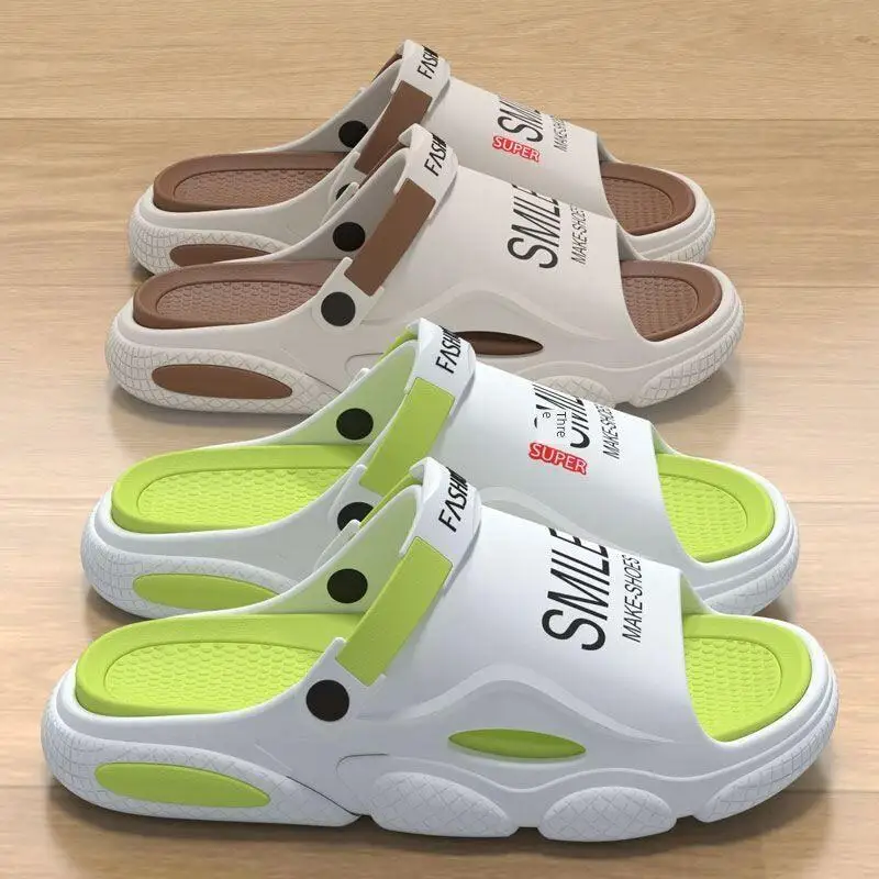

Men's Summer 2026 New Two-Way Wear Driving Anti-Slip Beach Sports Slippers Outdoor Trendy EVA Material Slip-On Shoes