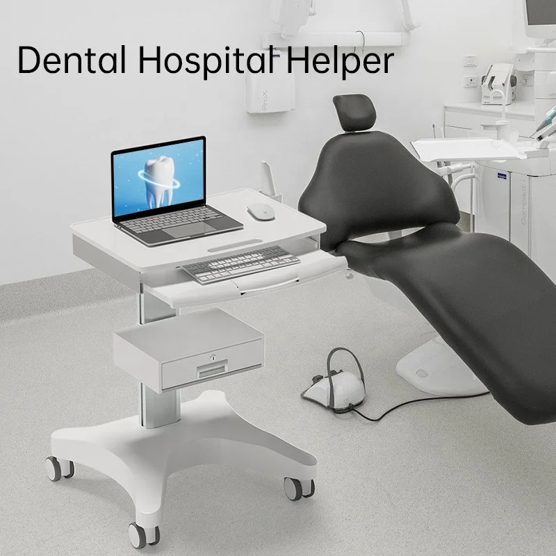 Factory Price Aviation OEM/ODM Dental Oral Scanning Cart Hospital Mobile Medical Computer Cart Trolley Dental Clinic trolley