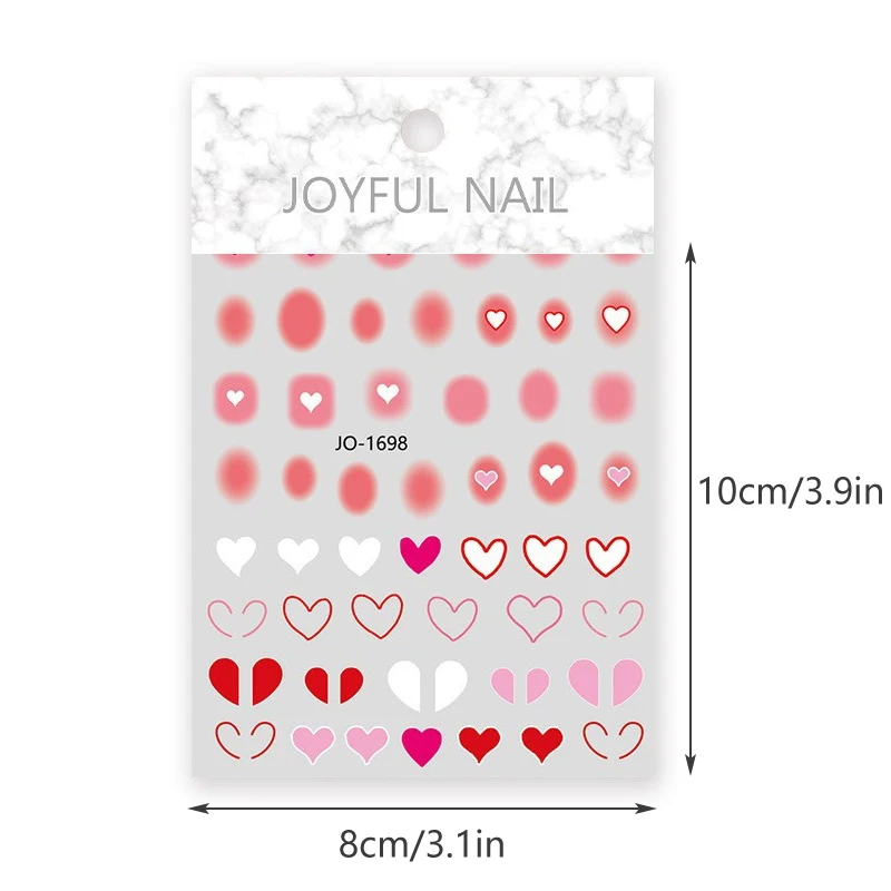 Autocollants de manucure pour ongles, autocollants transparents de dessin animé japonais, Film de vernis à ongles mignon, décorations françaises pour Nail Art
