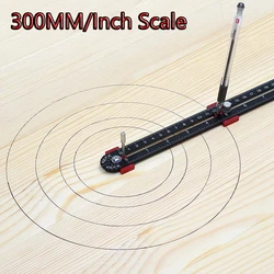 Woodworking Drawing Compass Circular Drawing Ruler Measurement Tool High Precision Woodworking Scribe Gauges Industrial Drawing