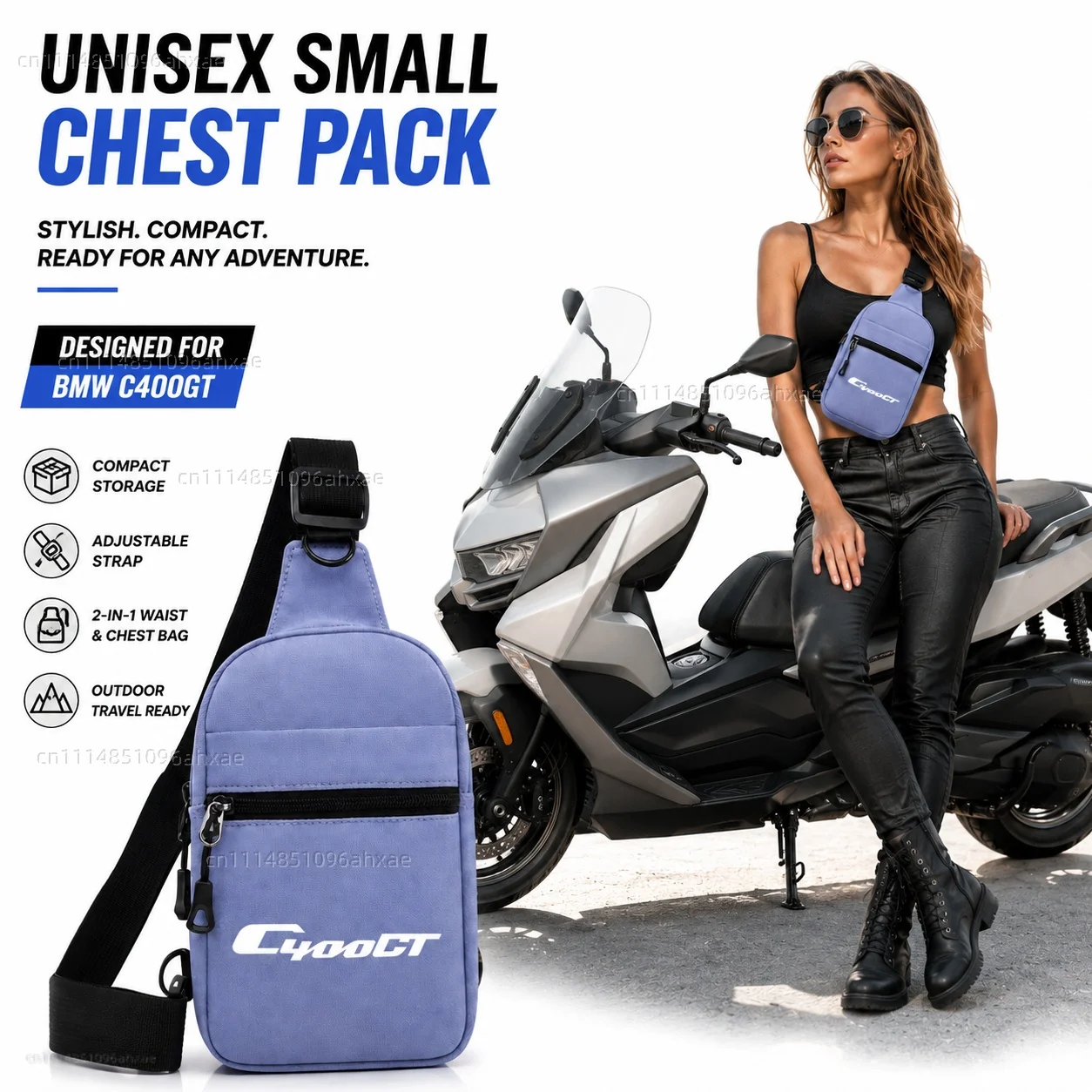 Motorcycle 2In1 Multi-functional Waist Bag Chest Bag Outdoor Travel Bag Phone Pouch For BMW C400GT C 400GT C400 GT 2019-2022