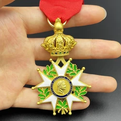 Napoleon Golden Badge Senior Knights Honorary Badge Reproduction of The French Emperor Medal Souvenir Collectibles