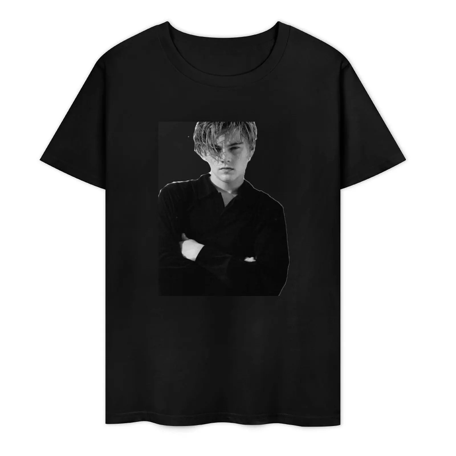 Leonardo DiCaprio Classic T-Shirt summer tops boys whites man t shirt rapper graphic tees t shirts for men pack