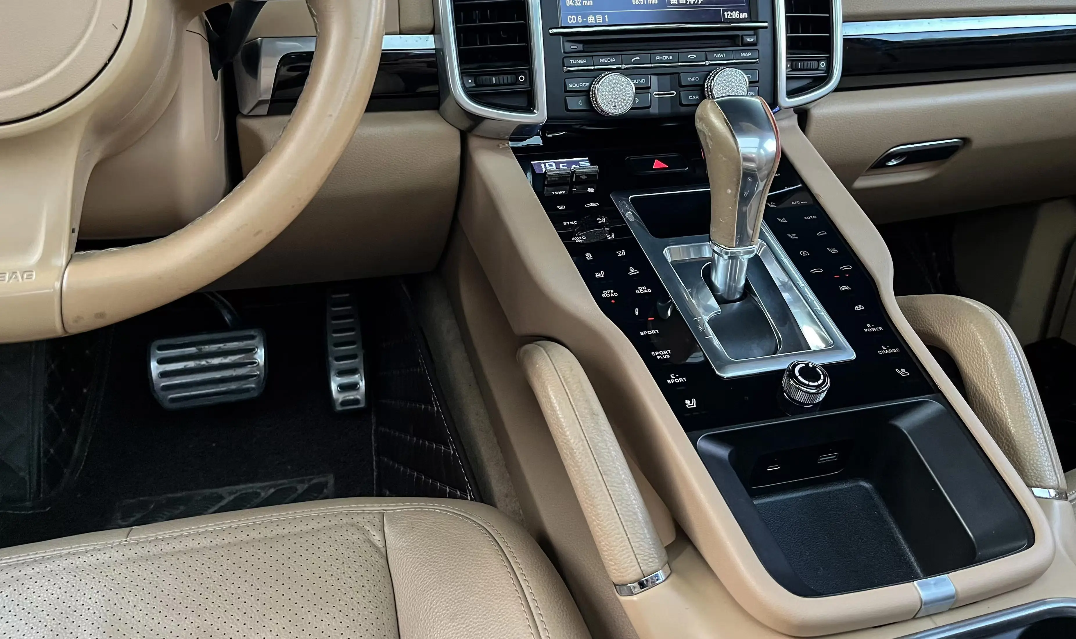 Center console shift panel upgrade For Porsche Cayenne 10-17/Panamera10-16/Macan 14-17 / 718 16-23  Accessories Easy istallation