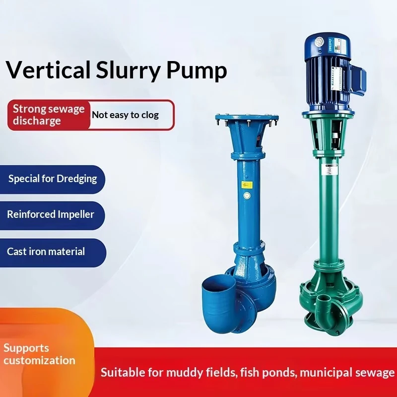 Iron Sewage Submersible Wastewater Sludge Pump for Sewage Discharge NL Vertical Mud Pump OEM
