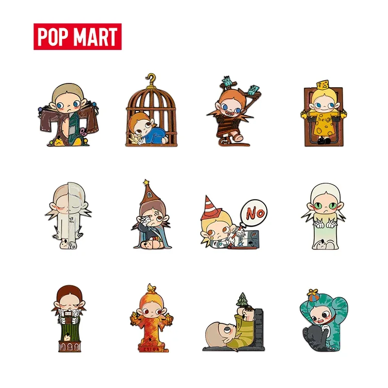 Pop Mart Zsiga wir alle sind Kinder Serie Kühlschrank Magnet Abzeichen Blind Box Rate Tasche Mystery Box Spielzeug niedlichen Anime Figur Ornamente Geschenk