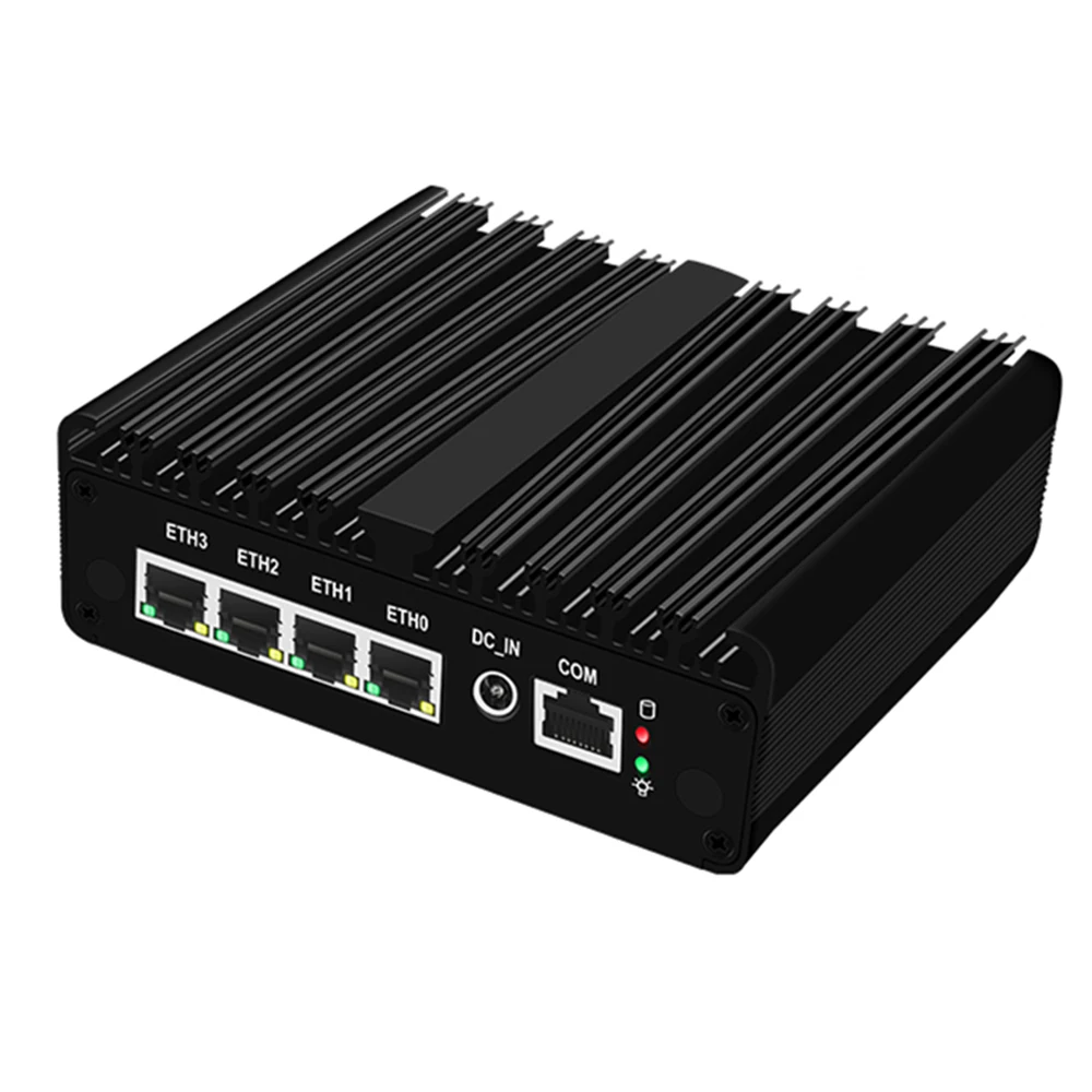 Sonderangebot Firewall Micro Appliance 4 Port i226-V 2,5G LAN Lüfterlosen Mini PC Intel N100 J4125 N150 VPN Router PC OPNsense Mini PC