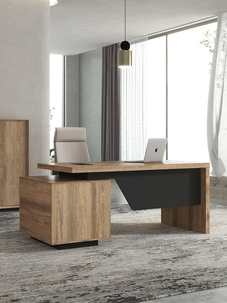 

Office furniture Boss desk Office desk complete set of computer desk simple modern single office class desk boss desk