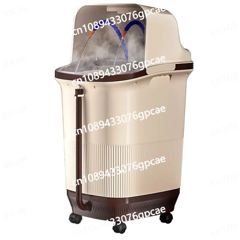 High Depth Bucket Over Knee Heating Constant Temperature Foot Wash Basin Electric Massage Automatic Over Calf Foot Bath Bucket