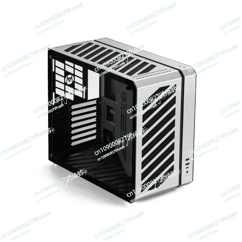 C34Pro side-through 360 water-cooled  portable desktop small aluminum chassis