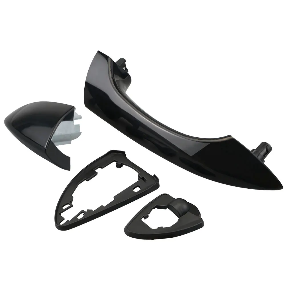 

Left Hand Drive Version Right Rear Outer Door Handle in Gloss Black for BMW X5 2000-2006