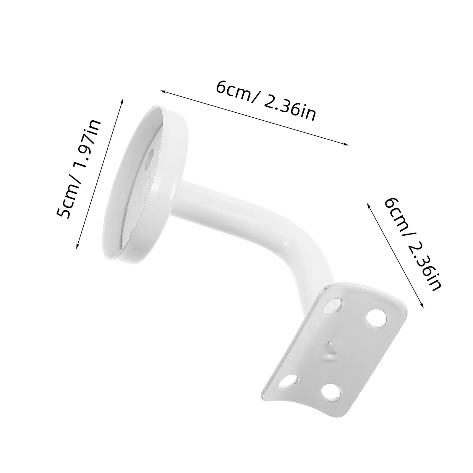 3 قطعة دعامة درابزين من الفولاذ المقاوم للصدأ تدعم الحائط دعامة درابزين متينة لممر الحمام ومكتب الصالة الرياضية