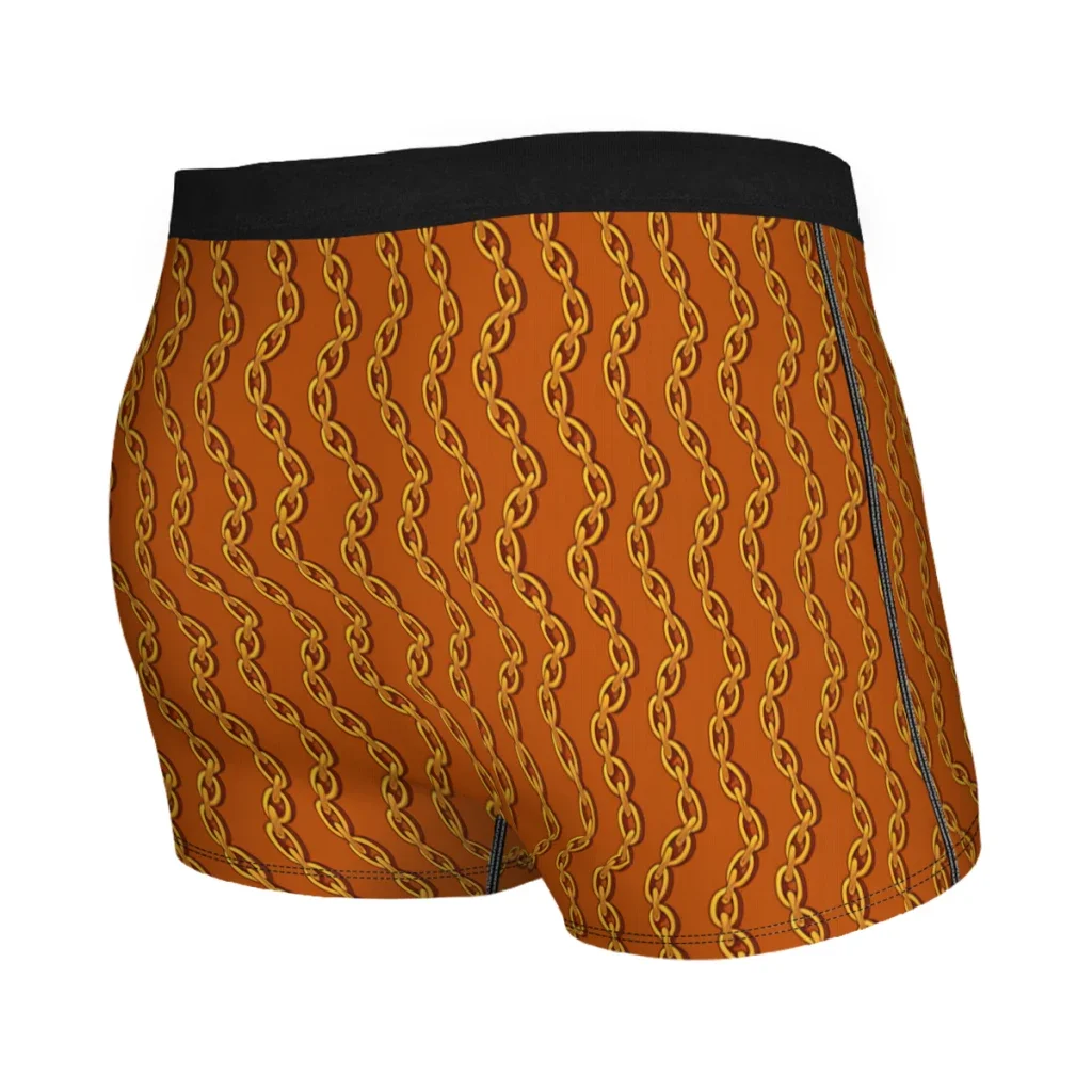 Kiryus Gold Chains Pattern Yakuza Underpants Cotton Panties Man Underwear Ventilate Shorts Boxer Briefs