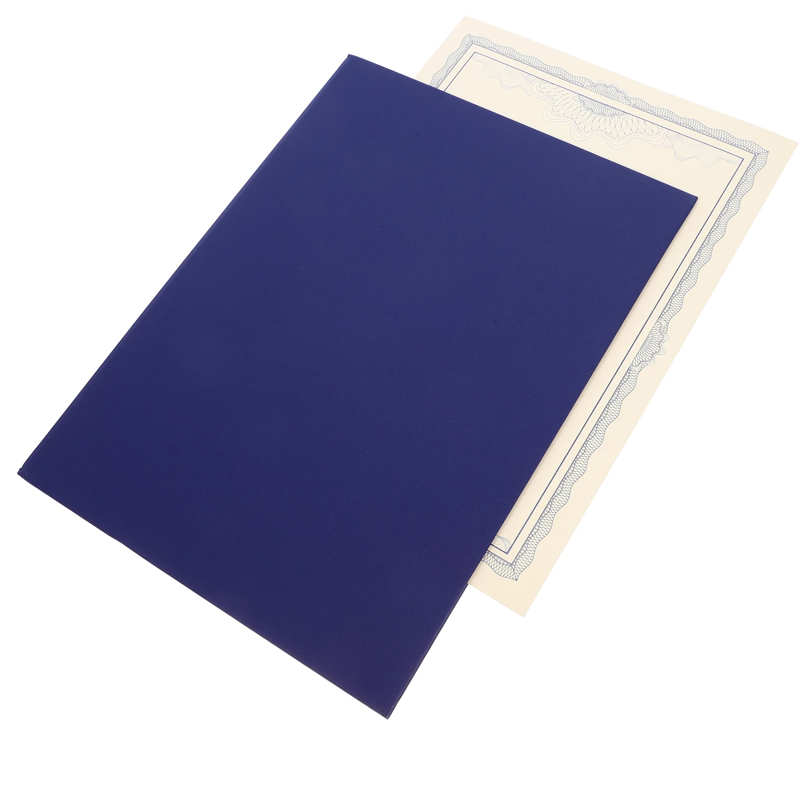 

Blue Certificate Inches A4 Paper Document Protector Waterproof Diploma Cover Certificate Award Cover Folder Award Holder