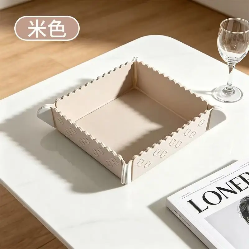 Silicone folding magnetic placemat anti-scalding and high temperature resistant multi-functional folding magnetic storage mat