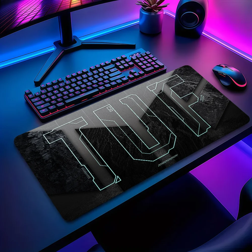 

Gaming NEW Black T-TUF Cool Mouse Pad Non-slip Thickened MousePad Large Writing Lockedge Office Student Gaming Cushion