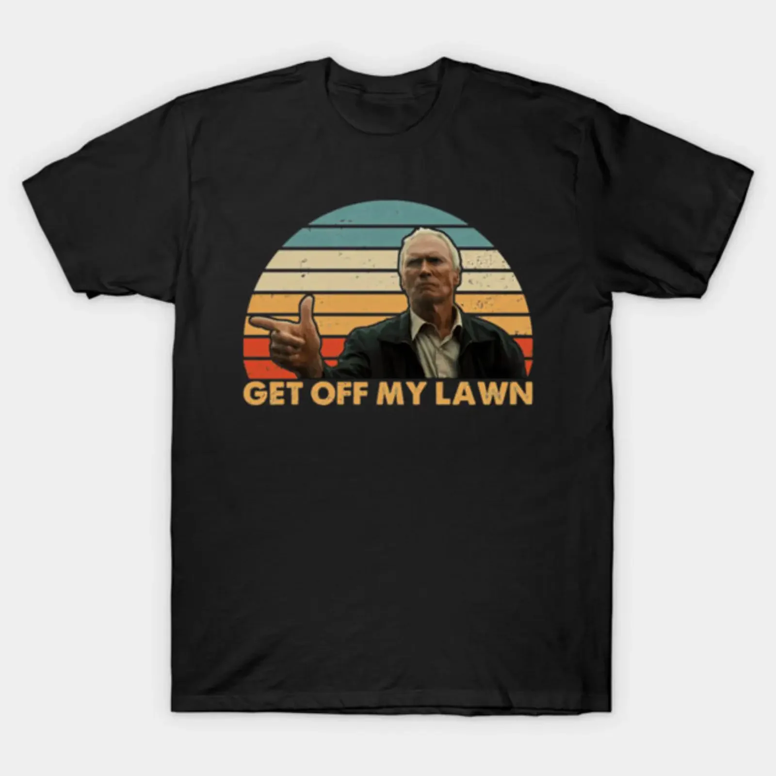 Clint Eastwood Get Of My Lawn Gran Torino T Shirt vintage Washed Breathable Versatile graphic fashion Stylish designer clothes