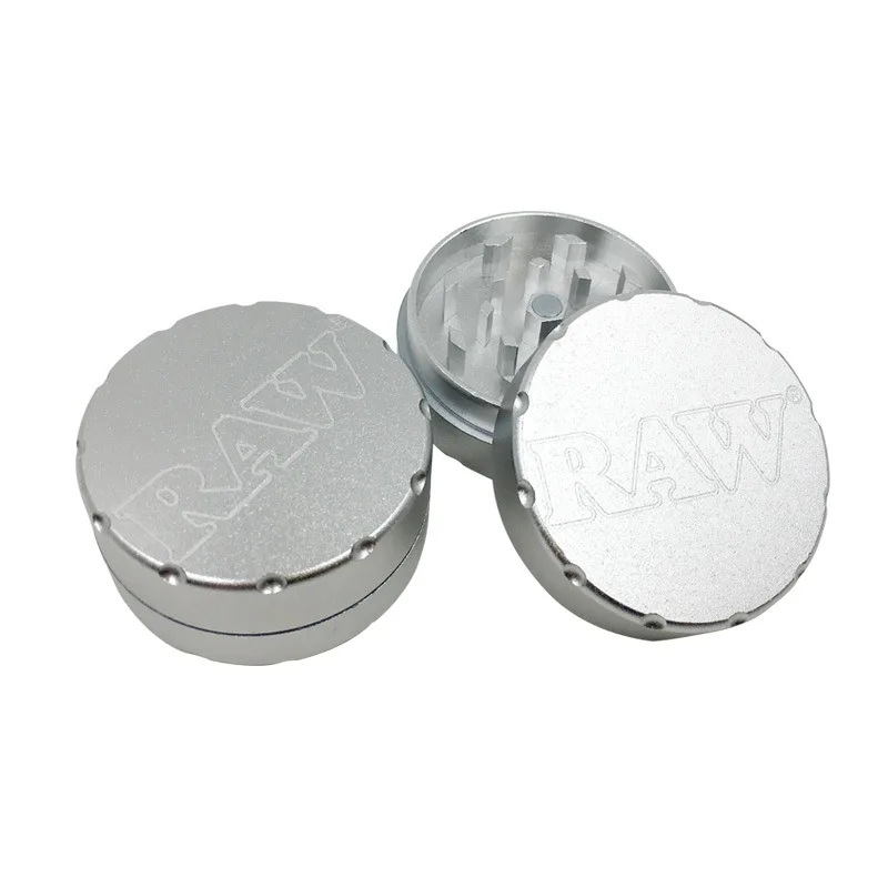 52MM Aluminum Alloy Herb Grinder Cigarette Mill 2 Layer Missing angle smoke Tobacco Grinder Smoking Accessories