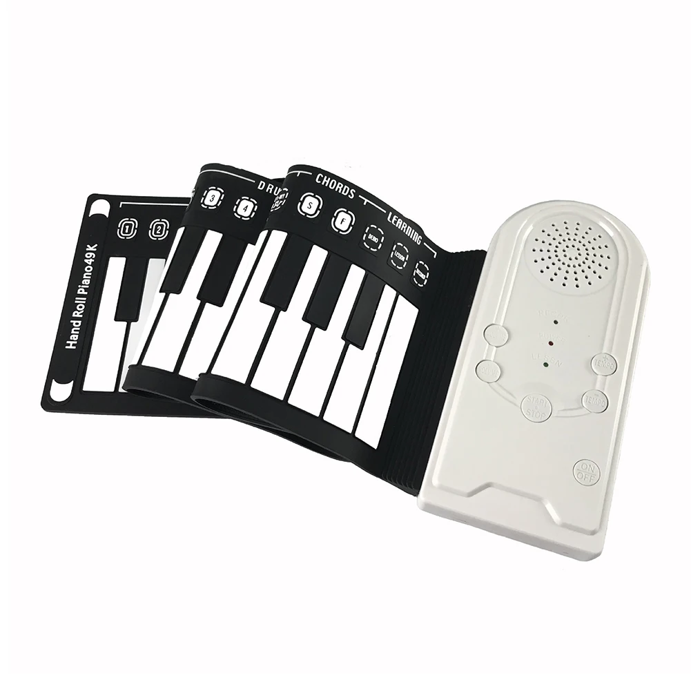 Silicone Folding Electronic Keyboard Multifunctional Keyboard Practical For Children Beginners