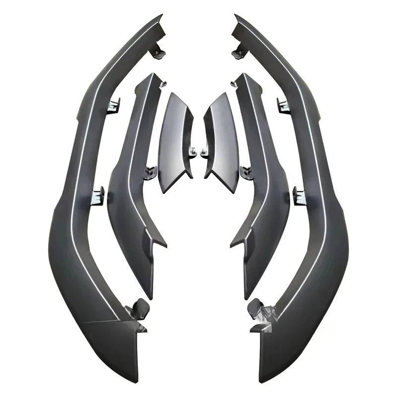 Black/White Off-Road Wheel Eyebrows Fender Flares for 2024 2025   Prado LC250 Series Buckle Wheel Arches