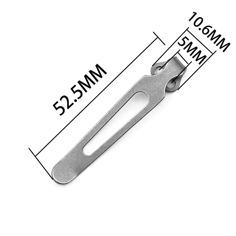 Titanium CNC Folding Tool Back Clip Portable Pocket Waist Clip for ZT0460 ZT0462 ZT0609 ZT0022 ZT0223 Kershaw Launch 1