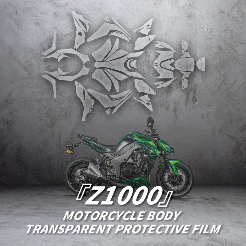 

Используется для KAWASAKI Z1000 2022, велосипедные аксессуары, устойчивый к царапинам материал ТПУ, наклейки для мотоцикла, полная защитная пленка для краски