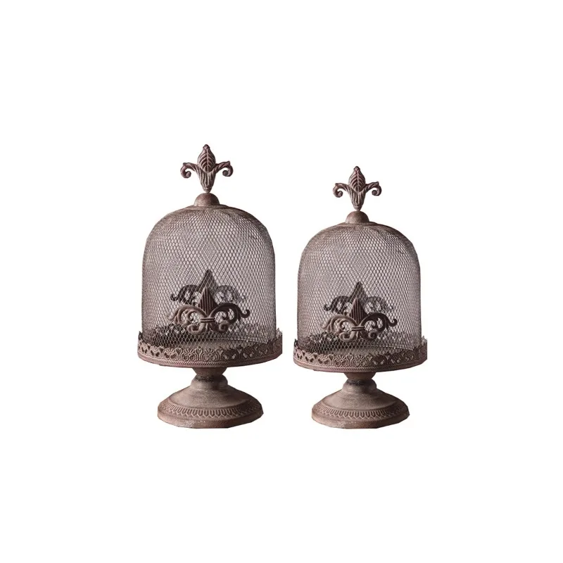 

Retro old foreign trade wrought iron candle holder candle B & B hotel shooting creative decoration nostalgic romantic candle orn