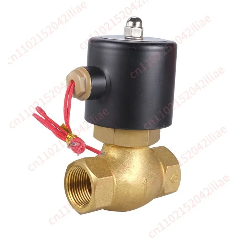Copper steam solenoid valve high temperature resistant stainless steel normally closed water valve