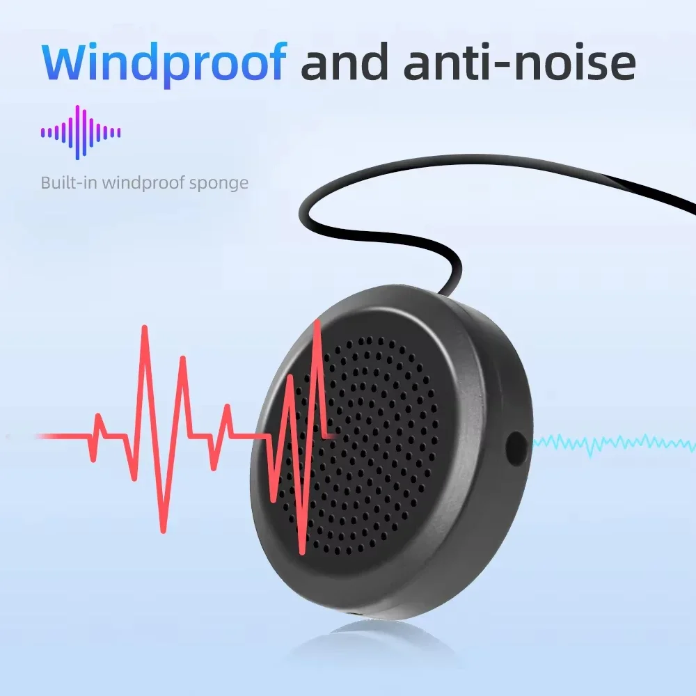 Velev Bluetooth Motorcycle Helmet Headset BT5.0 Wireless Riding Headphone Anti-interference Motor Bike Handsfree Helmet Headsets image 4