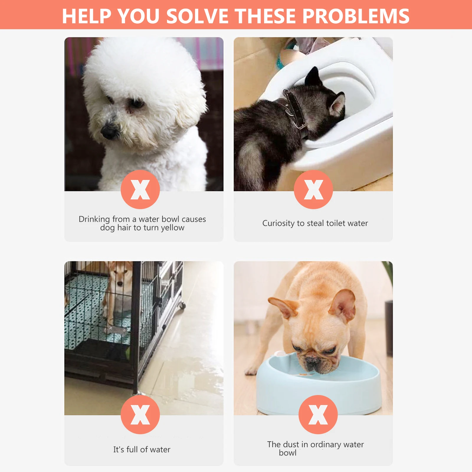 

1pc 500ML Automatic Feeder for Dogs Pet Water Dispenser Water Dispenser Feeder Cats Pigeons Pet Accessories