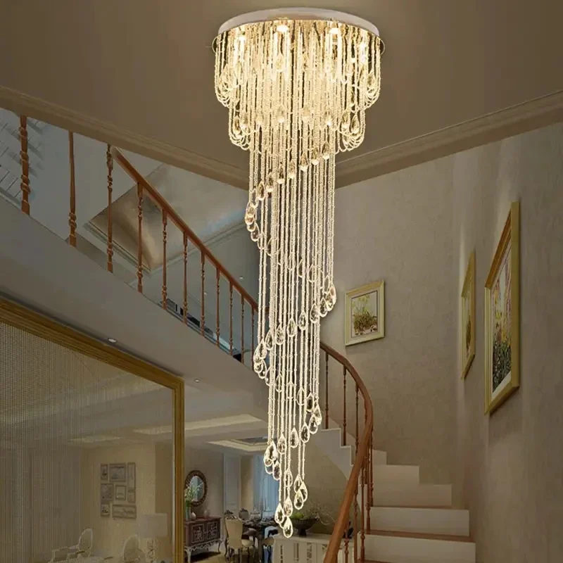 

Modern Crystal Lustre Led Chandeliers Lighting Living Room Led Chandelier Lamp Dining Room Hanging Light Fixture Luminaire