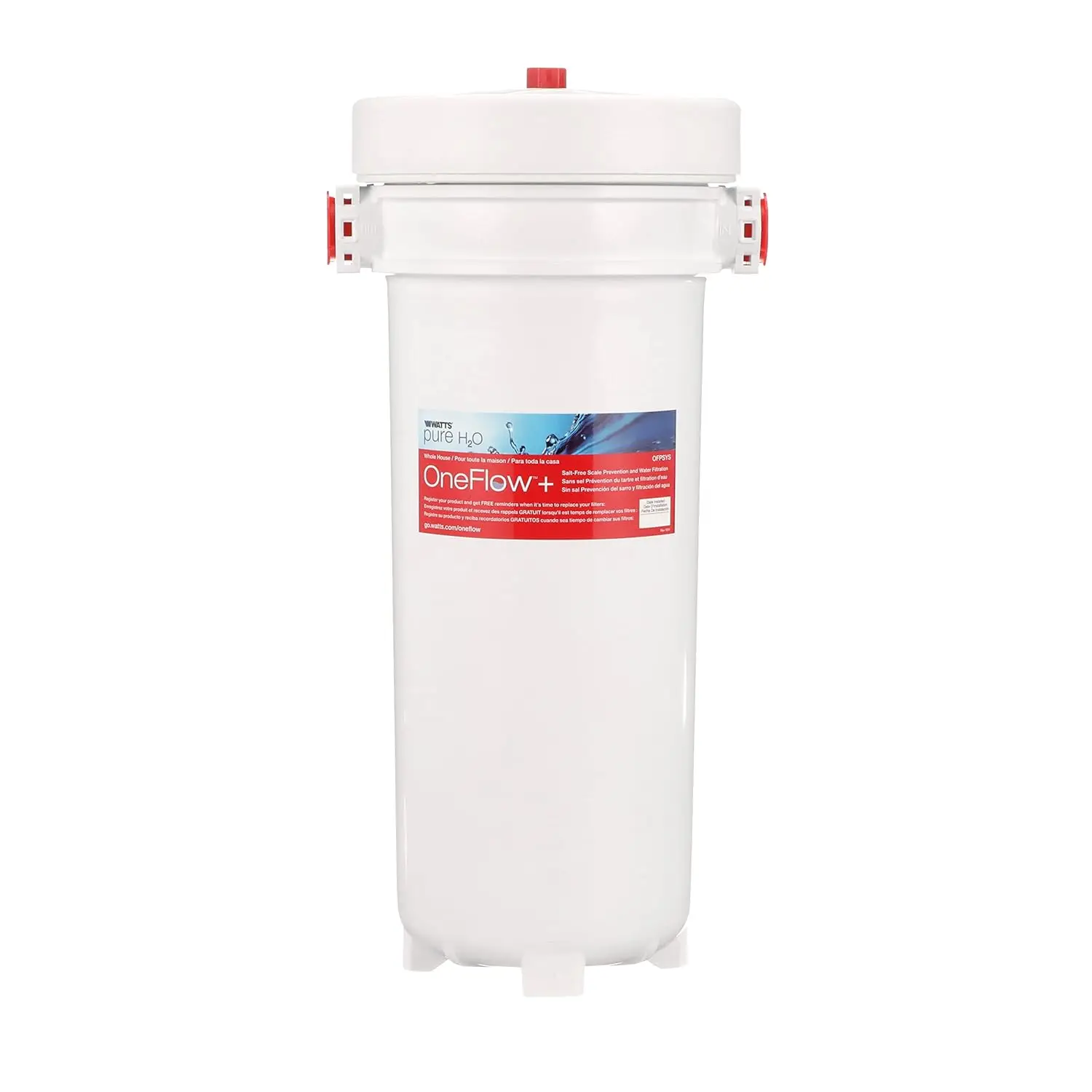 Salt-Free Scale Prevention and Water Filtration System, Carbon Water Filter, Scale Reduction Cartridge