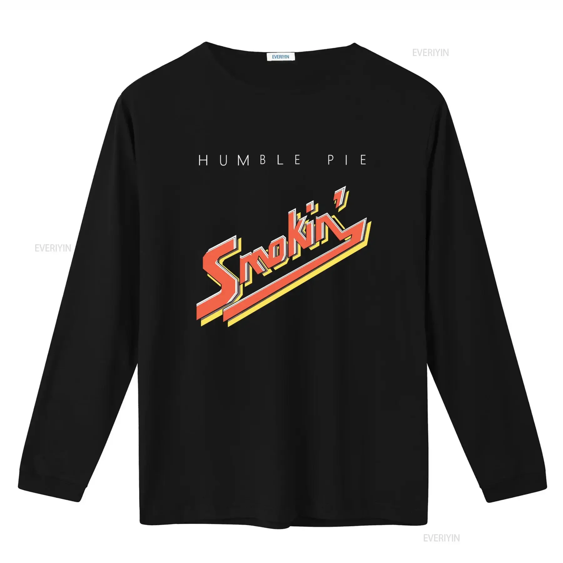 HUMBLE PIE Smokin' Album Rock Band Concert Tour T Shirt for  vintage Washed Breathable Comfortable Stretched designer clothes
