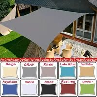 300D Waterproof Sun Shelter Sunshade Protection Shade Sail Awning Camping Shade Cloth Large For Outdoor Canopy Garden Patio