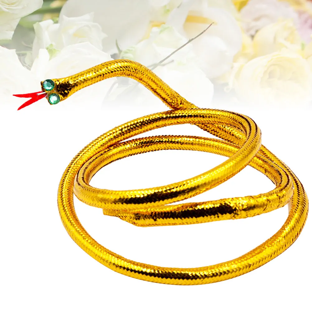

Egyptian Costume Golden Snake Headband Unique Headdress for Halloween Carnival Masquerade Party Dress Accessories