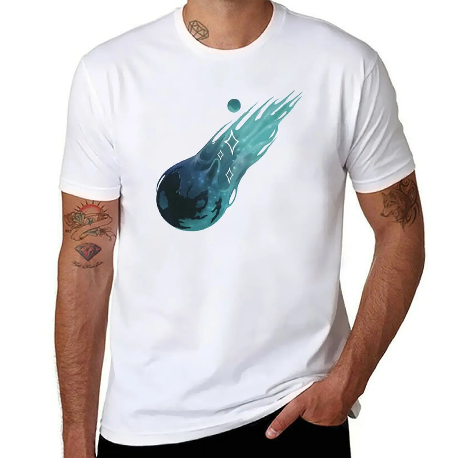 

FFVII T-Shirt cotton tshirt 100% man t shirt summer T-Shirt