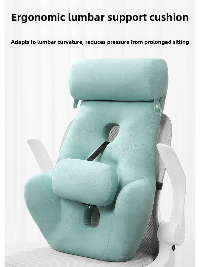 

Comfortable Lumbar Support Cuion Ergonomic Office Chair Headrest Versatile Pillow Soft Plu Material Barest Pillow