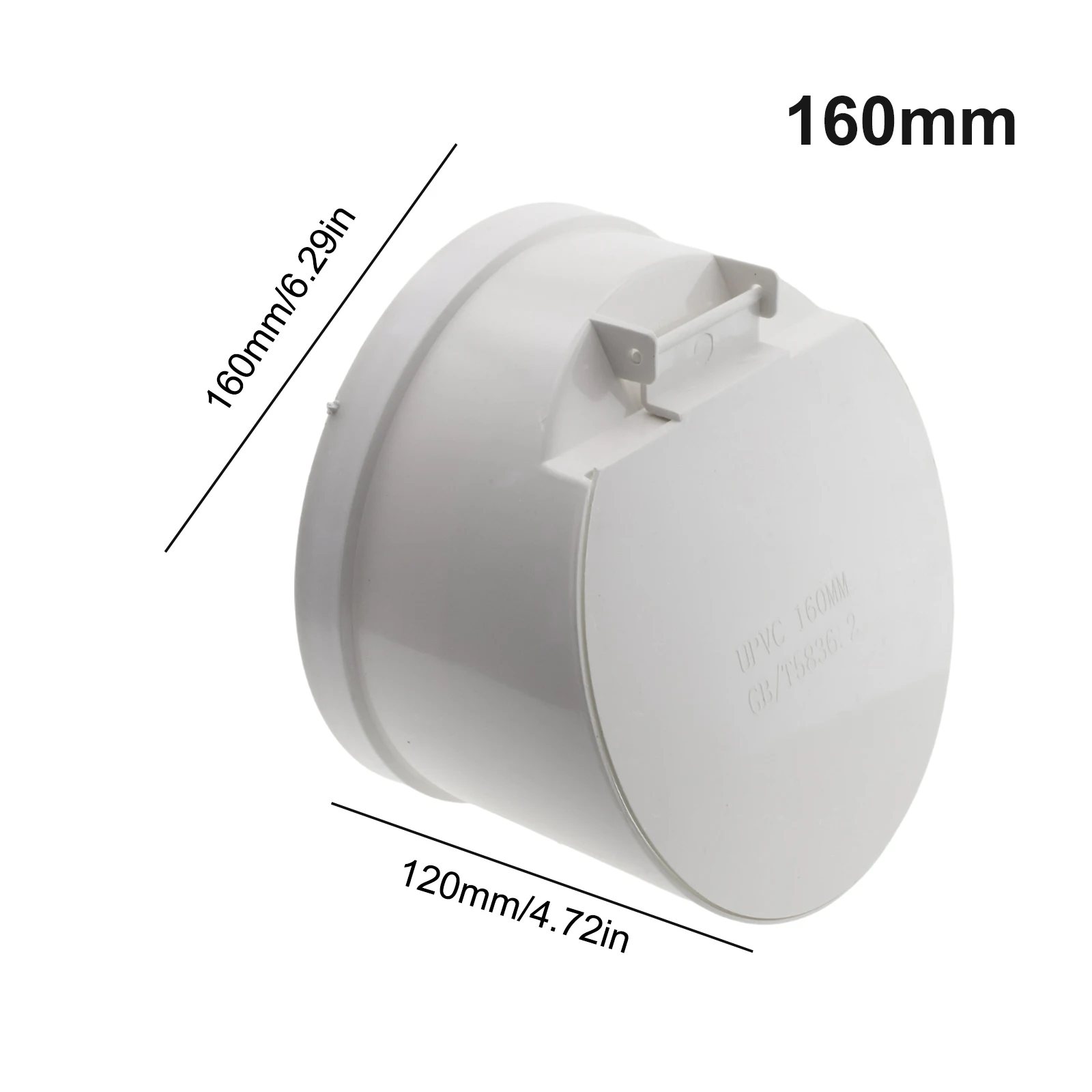 다목적 배수관 커버, 대형 변위 밸브 커버, 냄새 방지 변위, 50-160mm