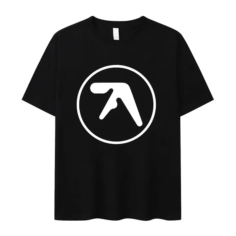 Aphex Twin Music Mark Graphic T-Shirt uomo o-collo di alta qualità T-Shirt moda top Unisex Casual 100% cotone T-Shirt oversize