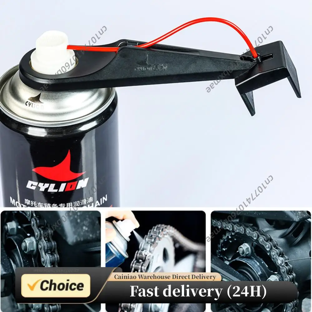 Motorcycle Chain Lube Applicator Mess-Free Chain Wax Chain Cleaner Attachment Motorcycle Chain Oil Applicator for Motorcycle