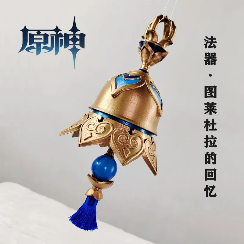 New Handmade Prop Genshin Impact Wanderer Cosplay handheld magic weapon Cos Prop delicate bell Cosplay Accessory