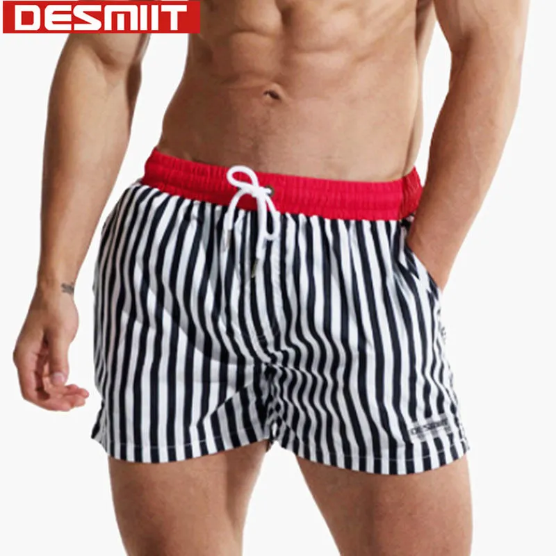 Desmiit Swimwear Mens Swim Shorts Beach Summer Swimming Trunks For Men Boardshorts Bermuda Surf Swimsuit Pants Board Zwembroek