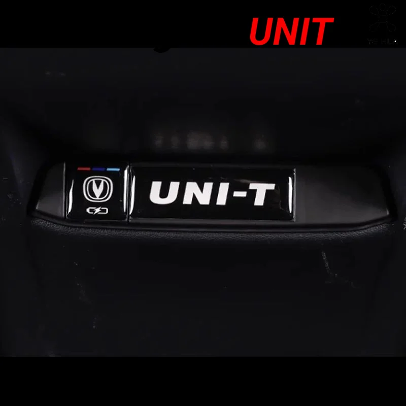 

For Changan UNI-T UNIT 2022 2023 Car Rear Console Center USB Equip Charging Port Protective Cover Dust-proof Frame