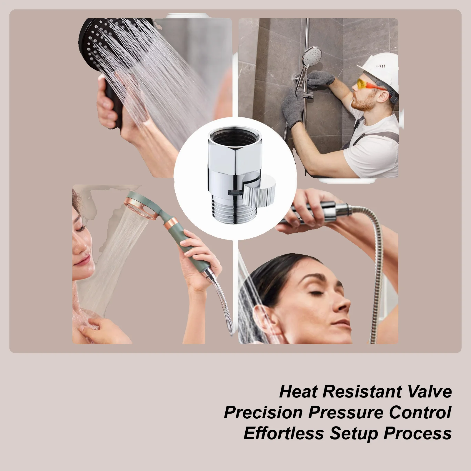 

Клапан управления душем, латунный сердечник, регулятор давления воды, ограничитель воды, контроль защиты от утечек, душевые клапаны, ванная комната, автофургон